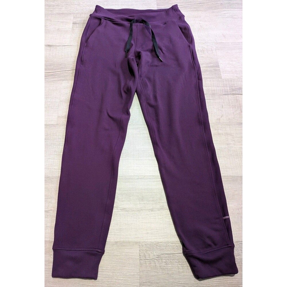 Lululemon Warm Joggers Sweatpants Pants Women's Size 6 Dark Purple Eggplant